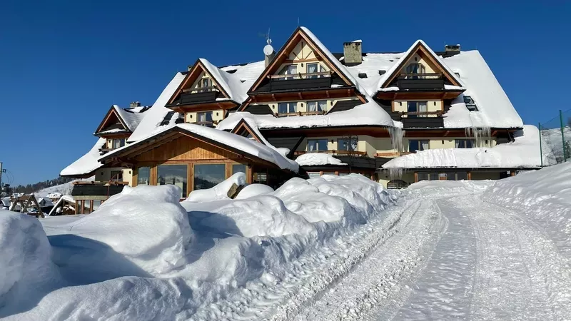 Mountain surroundings of the resort
