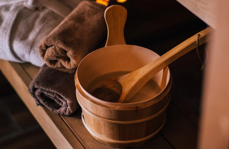 Sauna in the Montenero Resort&SPA wellness area